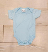 Load image into Gallery viewer, Baby Onesie 100% Polyester For Sublimation - In Stock Blue / 0-3
