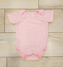 Load image into Gallery viewer, Baby Onesie 100% Polyester For Sublimation - In Stock Pink / 0-3
