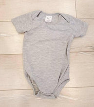 Load image into Gallery viewer, Baby Onesie 100% Polyester For Sublimation - In Stock Grey / 0-3
