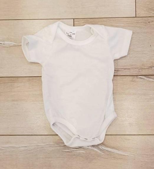Baby Onesie 100% Polyester For Sublimation - In Stock