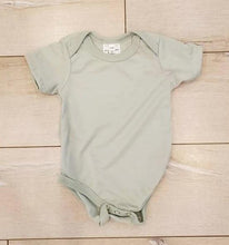 Load image into Gallery viewer, Baby Onesie 100% Polyester For Sublimation - In Stock Sage / 0-3
