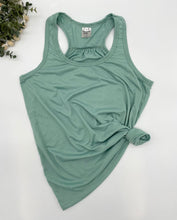 Load image into Gallery viewer, NEW Ladies Scrunch Back 100% Polyester Tanks
