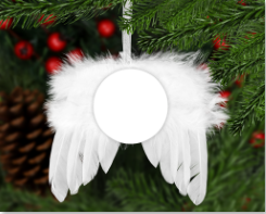 Feathered Angel Wing Ornament