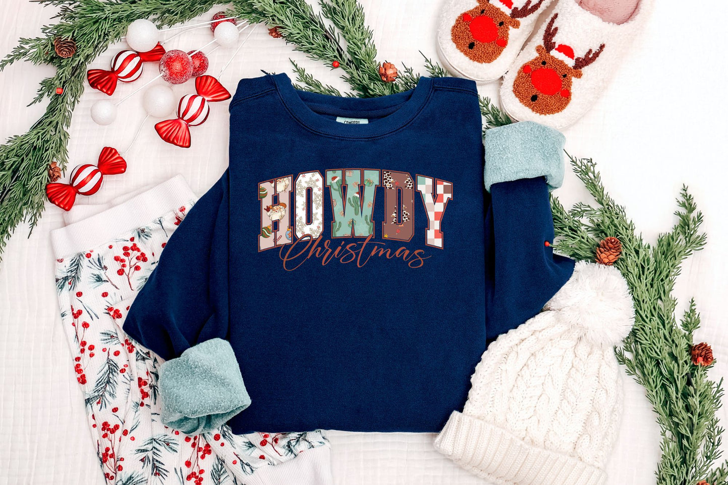 Howdy Christmas DTF Transfer - 1378