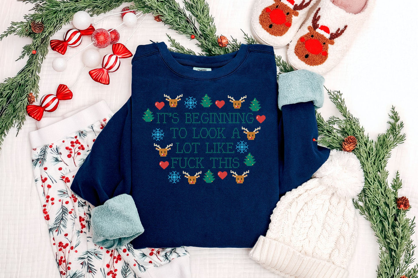 Beginning to look a lot like DTF Transfer - 1377