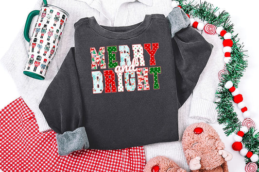 Merry & Bright DTF Transfer - 1368