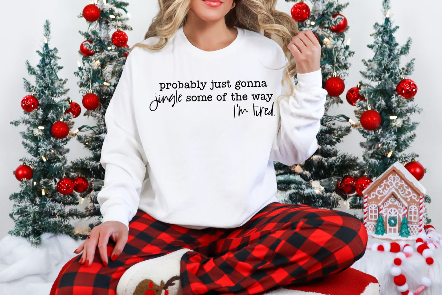 Jingle Some of the Way DTF Transfer - 1361