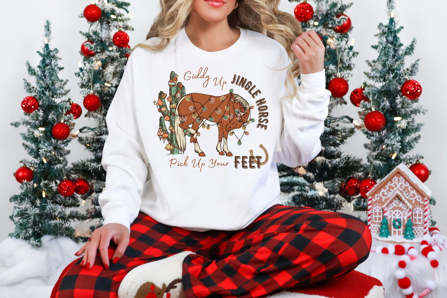 Jingle Horse DTF Transfer - 1318