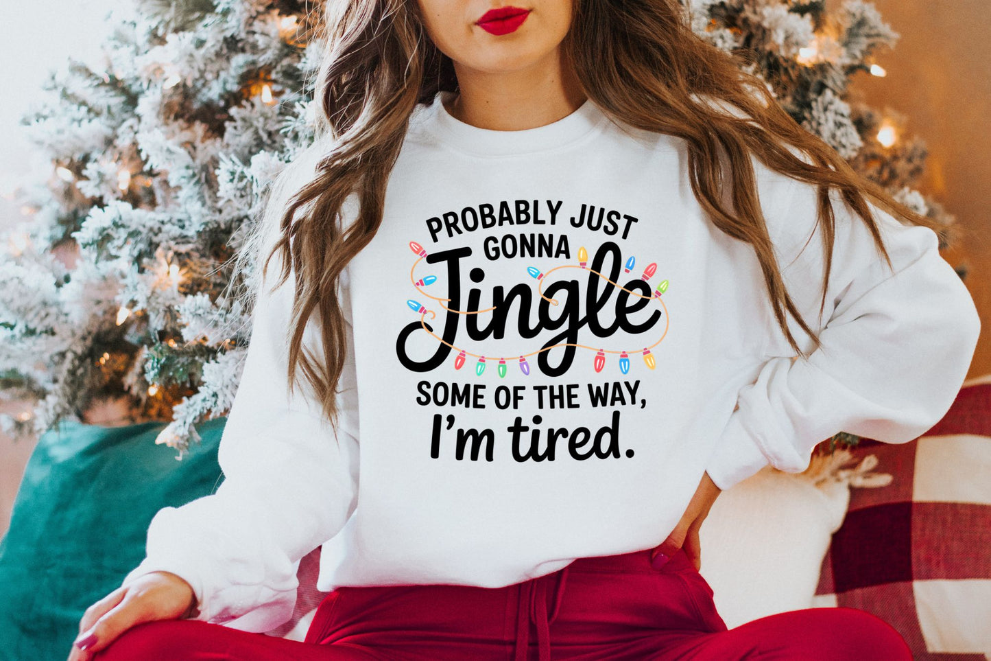 Jingle Some of the Way DTF Transfer - 1303