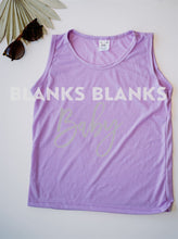 Load image into Gallery viewer, 100% Polyester Toddler Muscle Tanks - In Stock Lavender / 2T
