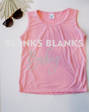 Load image into Gallery viewer, 100% Polyester Toddler Muscle Tanks - In Stock Vintage Pink / 2T
