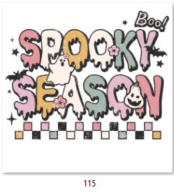 Boo Spooky Season DTF Transfer - 115