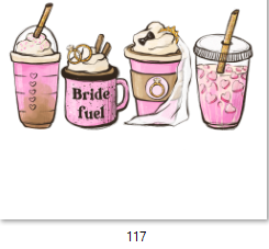 Bride Fuel Coffee DTF Transfer - 117