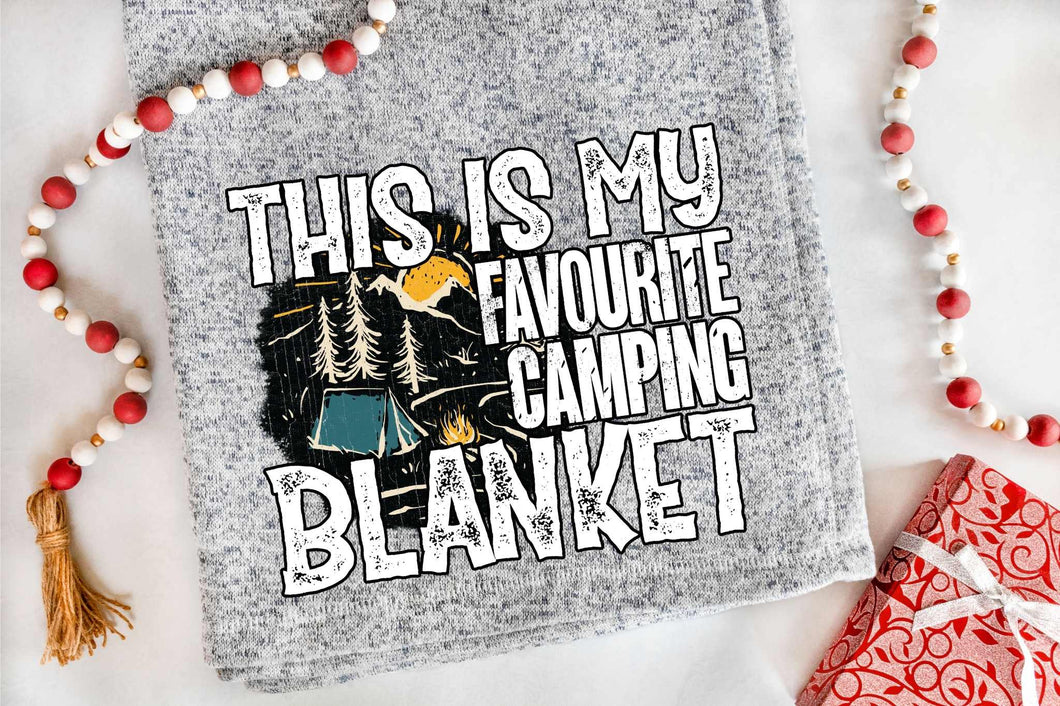 Camping Blanket DTF Transfer - 344