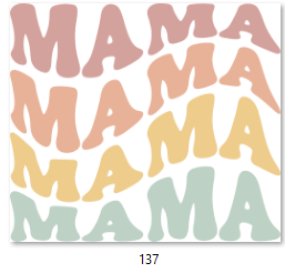 Mama Groovy DTF Transfer - 137