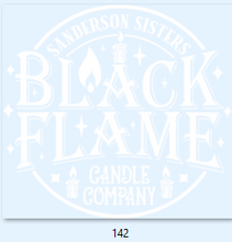 Load image into Gallery viewer, Black Flame Candle Co DTF Transfer - 141/142
