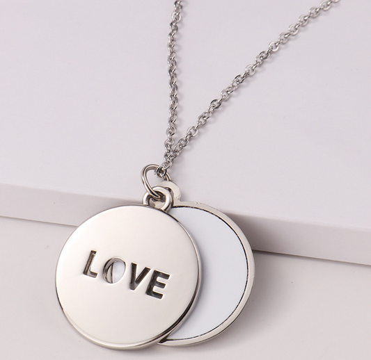 Love Round Necklace