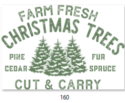 Farm Fresh Christmas Trees DTF Transfer - 160