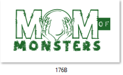 Mom of Monsters DTF Transfer - 176/176A/176B