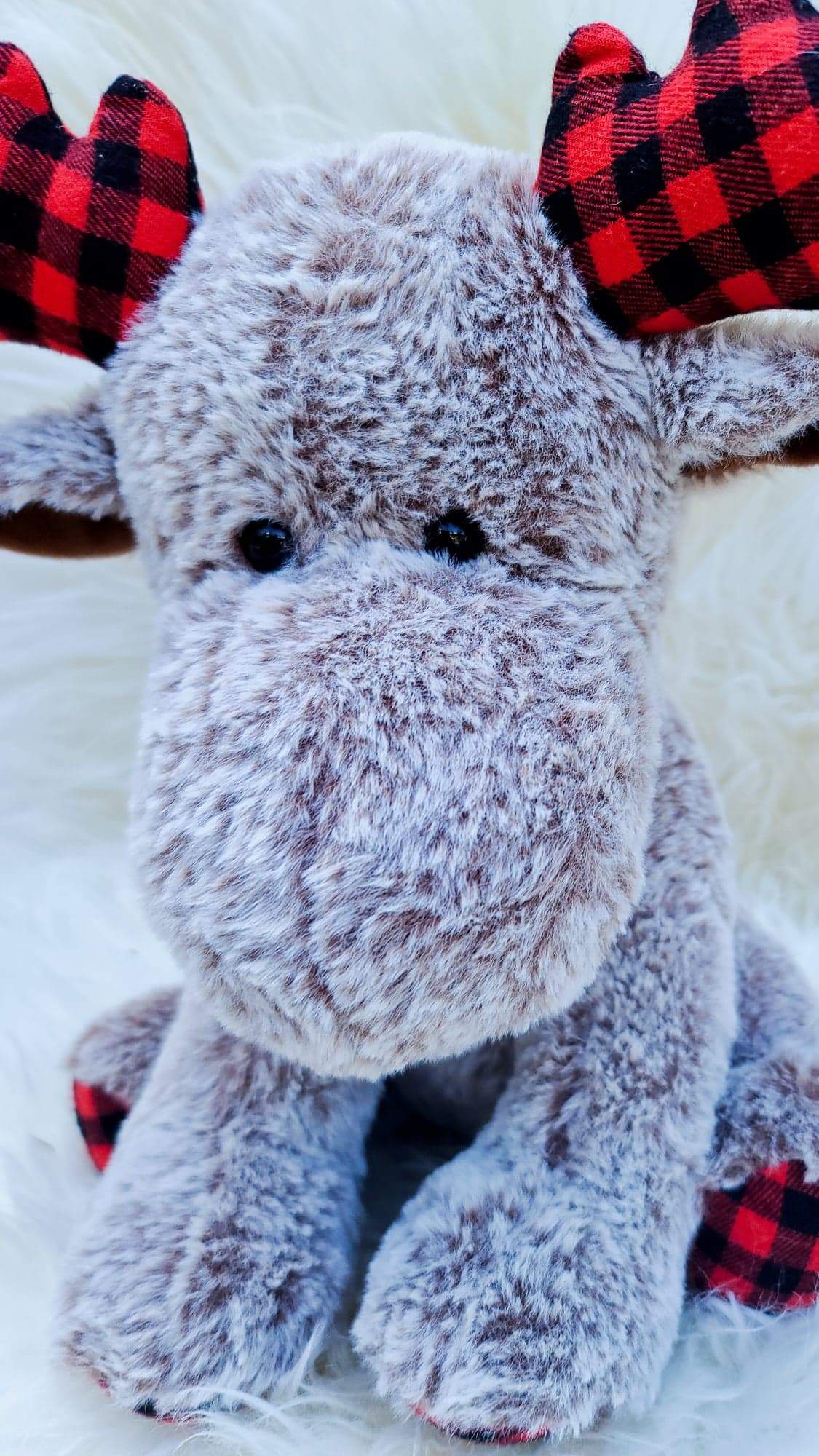 Christmas Moose Plush