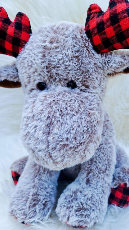 Christmas Moose Plush