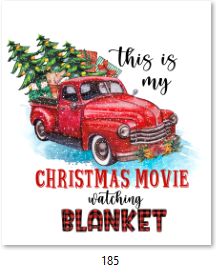 Christmas Movie Blanket DTF Transfer - 185