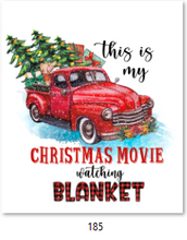 Load image into Gallery viewer, Christmas Movie Blanket DTF Transfer - 185
