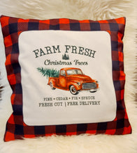 Load image into Gallery viewer, Plaid Border Throw Pillow Covers
