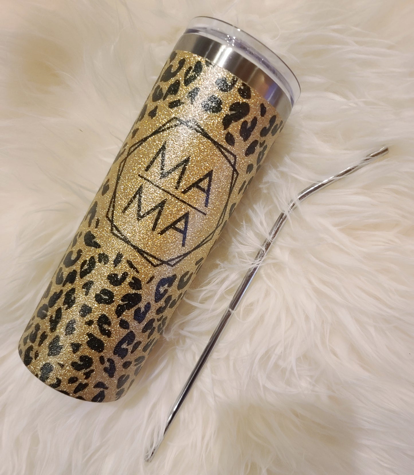 Glitter 20oz Skinny Sublimation Tumbler - IN STOCK