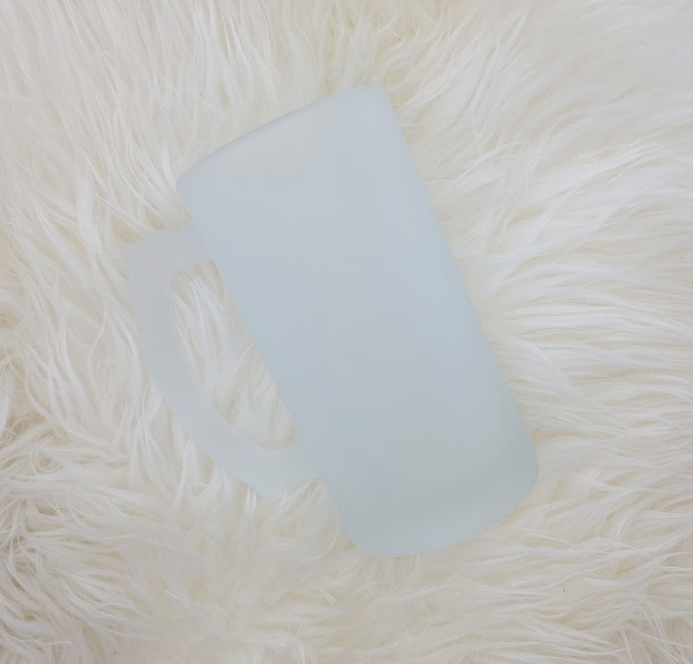 16oz Frosted Beer Stein for Sublimation In stock Blanks Blanks Baby