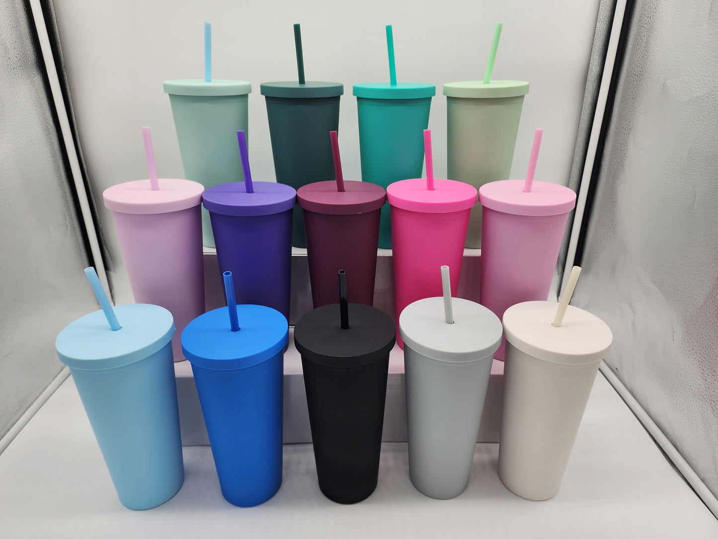 24oz plastic Tumbler 24oz- In Stock