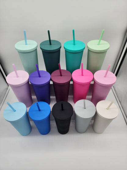 24oz plastic Tumbler 24oz- In Stock