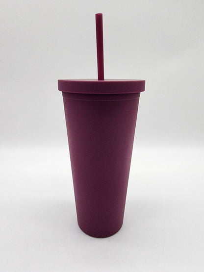 24oz plastic Tumbler 24oz- In Stock