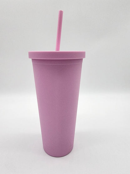 24oz plastic Tumbler 24oz- In Stock