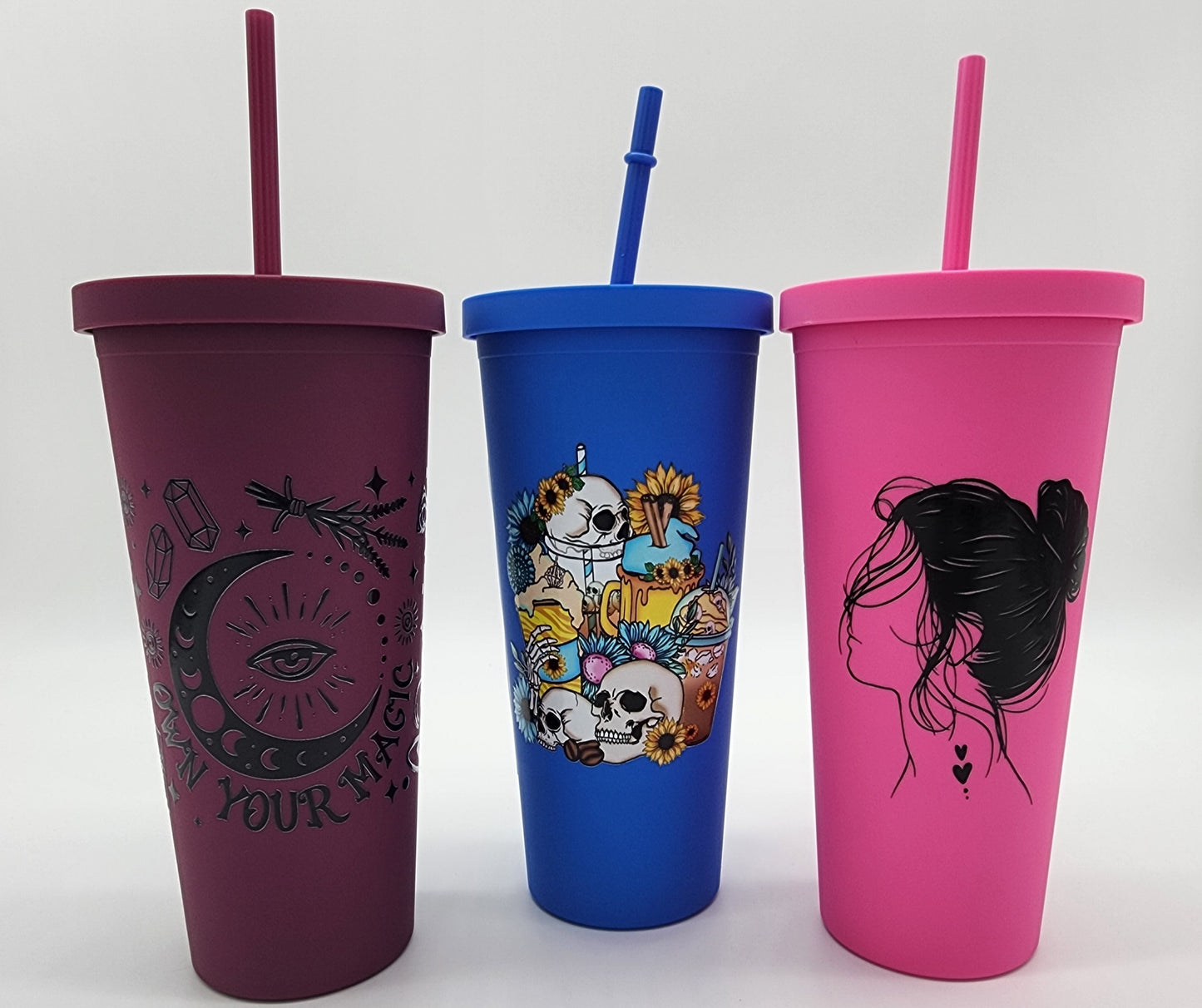 24oz plastic Tumbler 24oz- In Stock