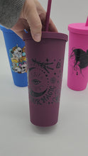Load and play video in Gallery viewer, 24oz plastic Tumbler 24oz- In Stock
