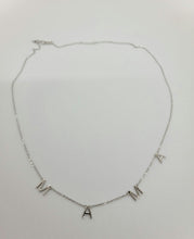 Load image into Gallery viewer, Stirling Silver MAMA/NANA/MOM Necklace
