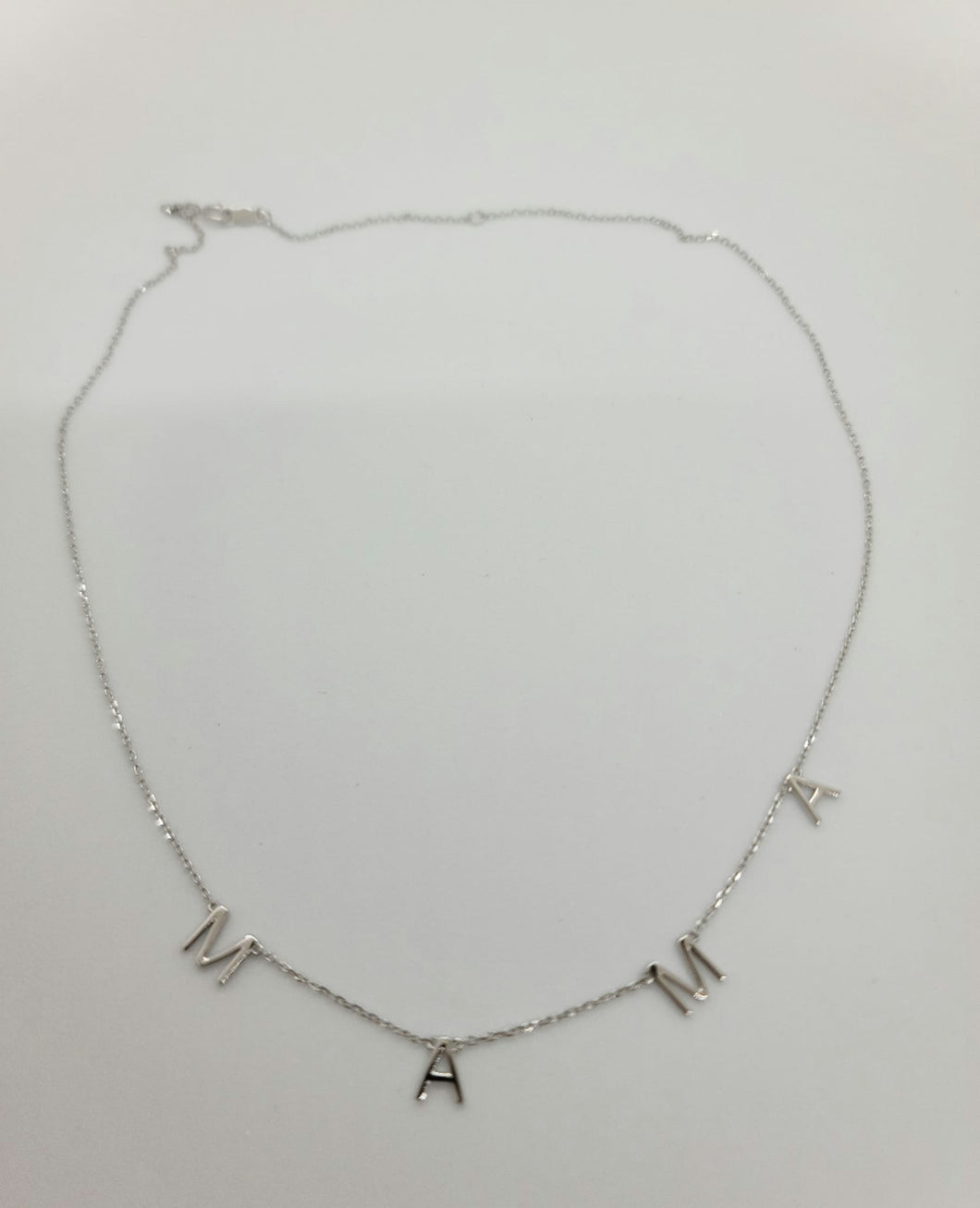 Stirling Silver MAMA/NANA/MOM Necklace