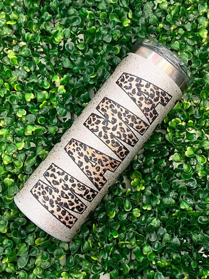 Glitter 20oz Skinny Sublimation Tumbler