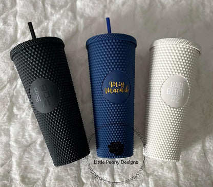 Studded Tumbler 24oz- In Stock