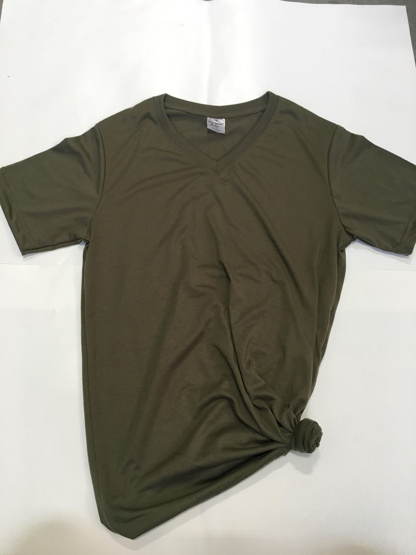 V-Neck Poly Tee for Sublimation