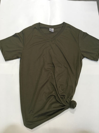 V-Neck Poly Tee for Sublimation