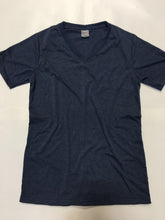 Load image into Gallery viewer, V-Neck Adult Tee Heathered Colours - 80/20 Poly Cotton Blend - In Stock
