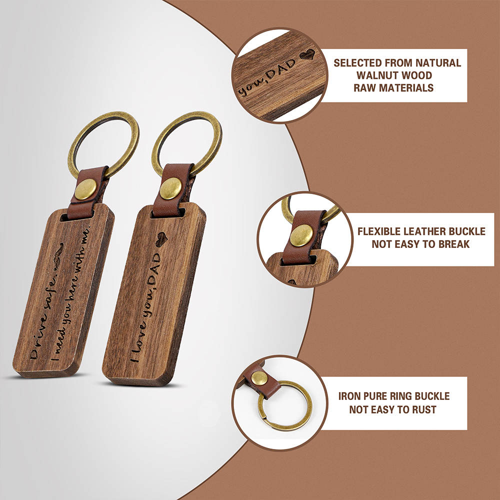 Wooden Keychains