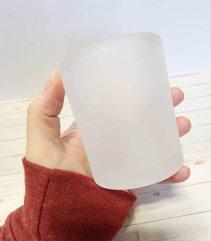 8oz Lowball Frosted Glass for Sublimation