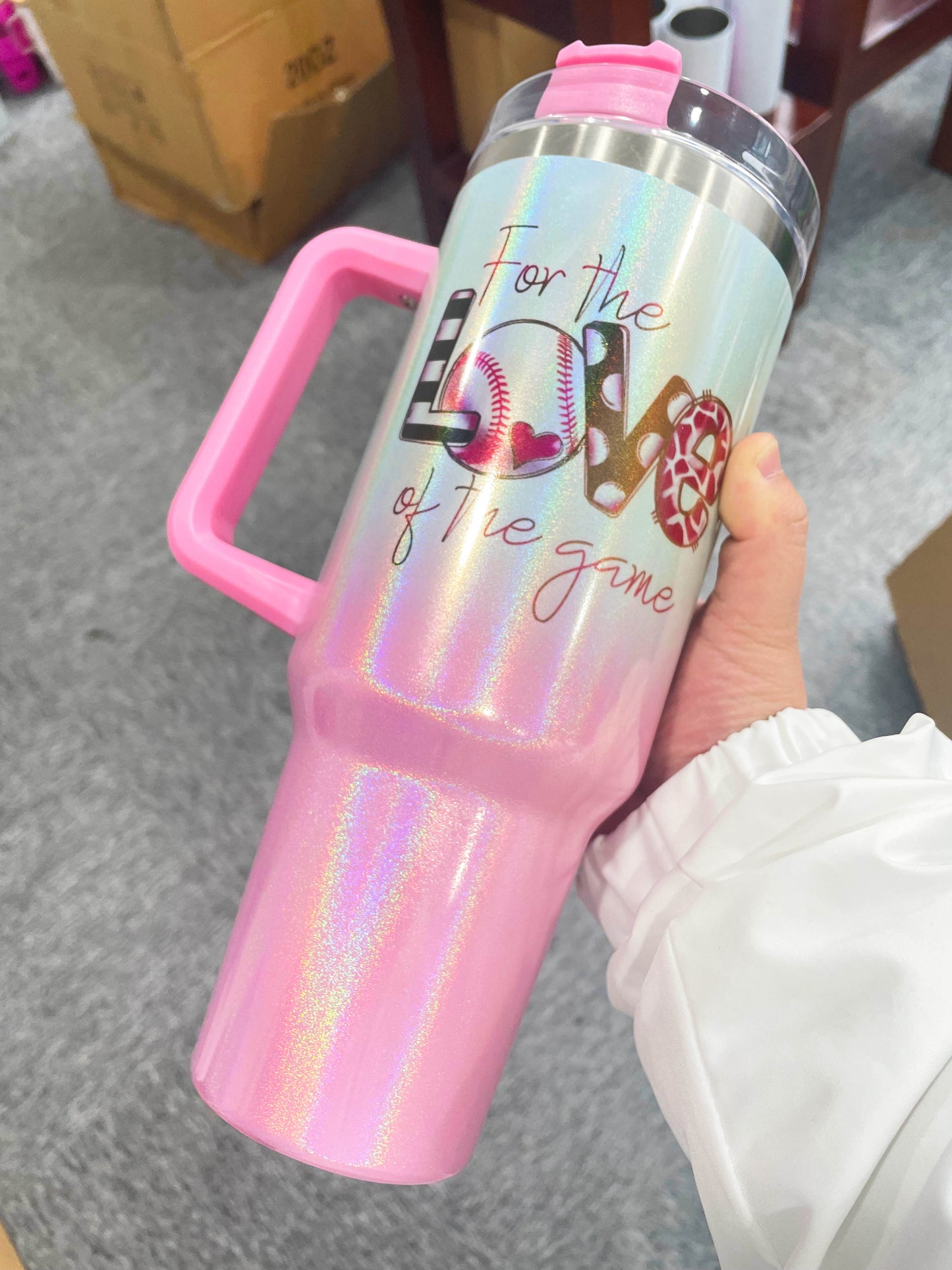 Shimmer Ombre Sublimation 40oz Tumblers