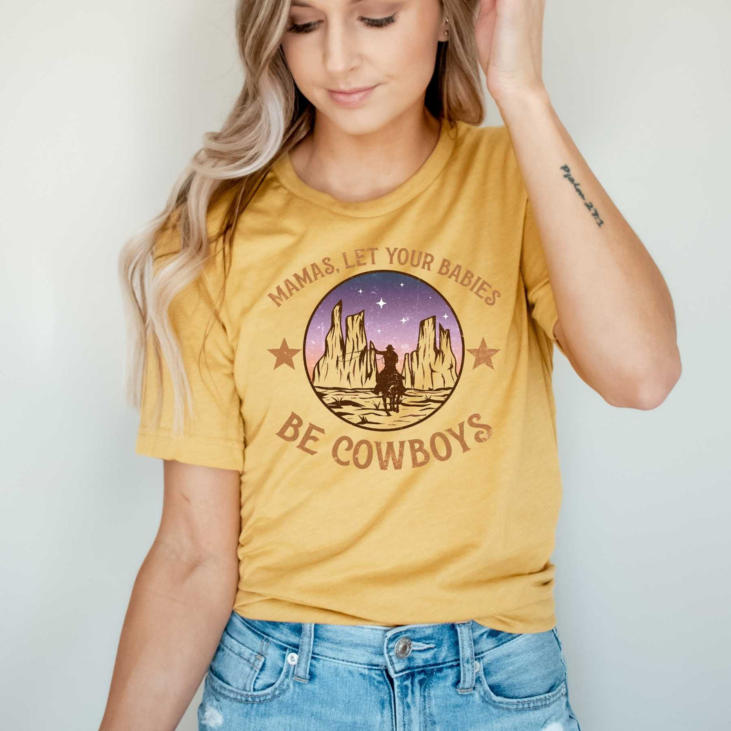 Mamas, Let Your Babies Be Cowboys DTF Transfer - 207