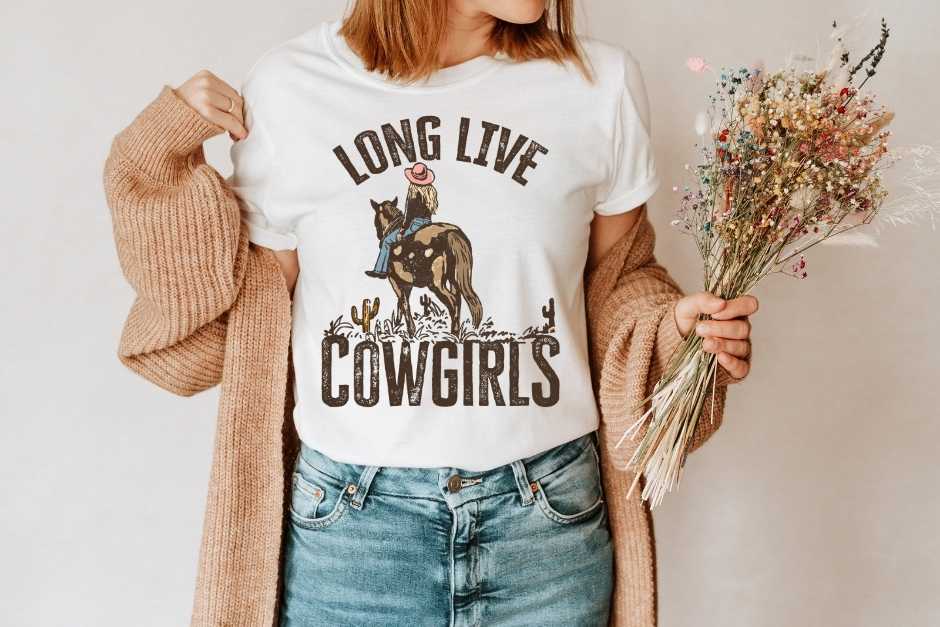 Long Live Cowgirls DTF Transfer - 203