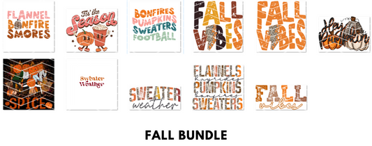 DTF Transfers - Fall Bundle