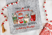 Load image into Gallery viewer, Christmas Coffee Movie Blanket DTF Transfer - 186
